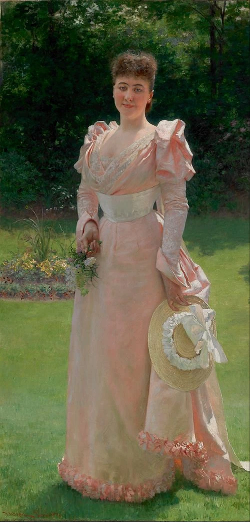 Vlaho Bukovac - 110, Ritratto della signora Richard Le Doux, Walker Art Gallery, Liverpool